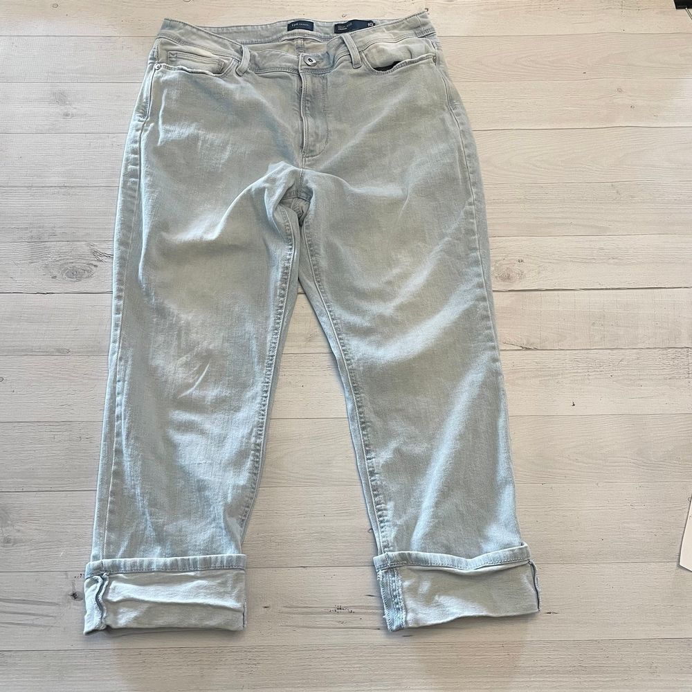 J. Jill women's high rise light denim jeans size 10